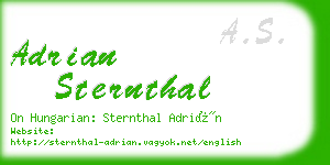 adrian sternthal business card